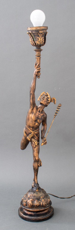 AFTER GIAMBOLOGNA, "HERMES" SPELTER