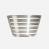 After Gio Ponti. silver bowl.