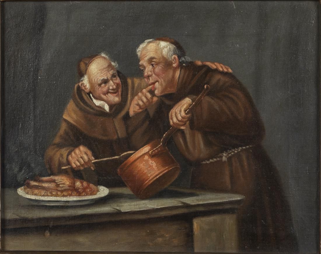 AFTER GIOCONDA SANI, TWO MONKS