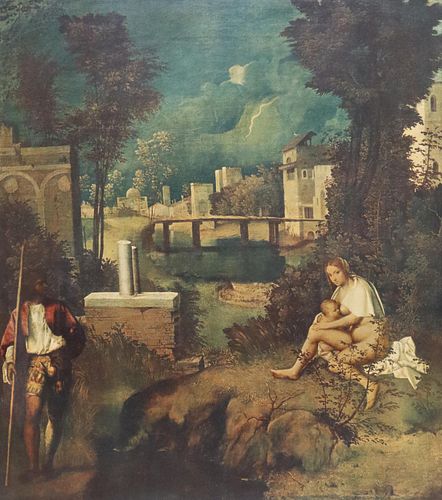 AFTER GIORGIONE PRINT ON CANVAS
