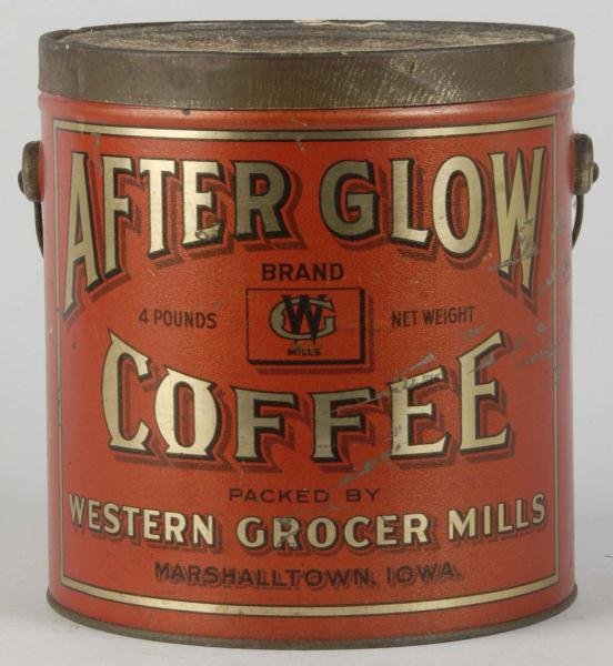 After Glow Coffee Can.  Description