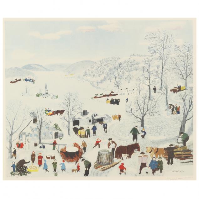 AFTER GRANDMA MOSES (AMERICAN,