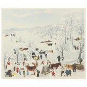 AFTER GRANDMA MOSES (AMERICAN,