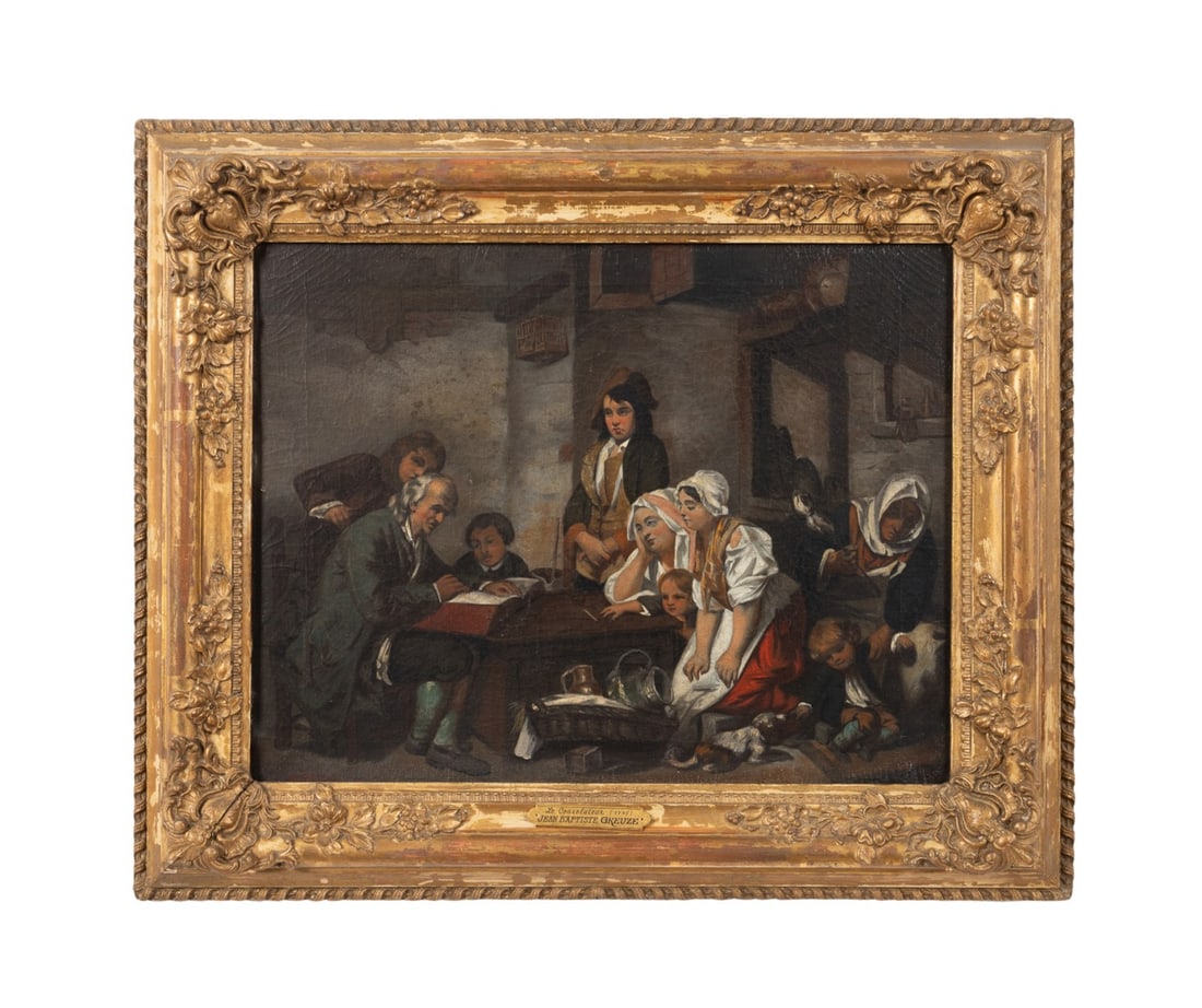 AFTER GREUZE, THE BIBLE READING,