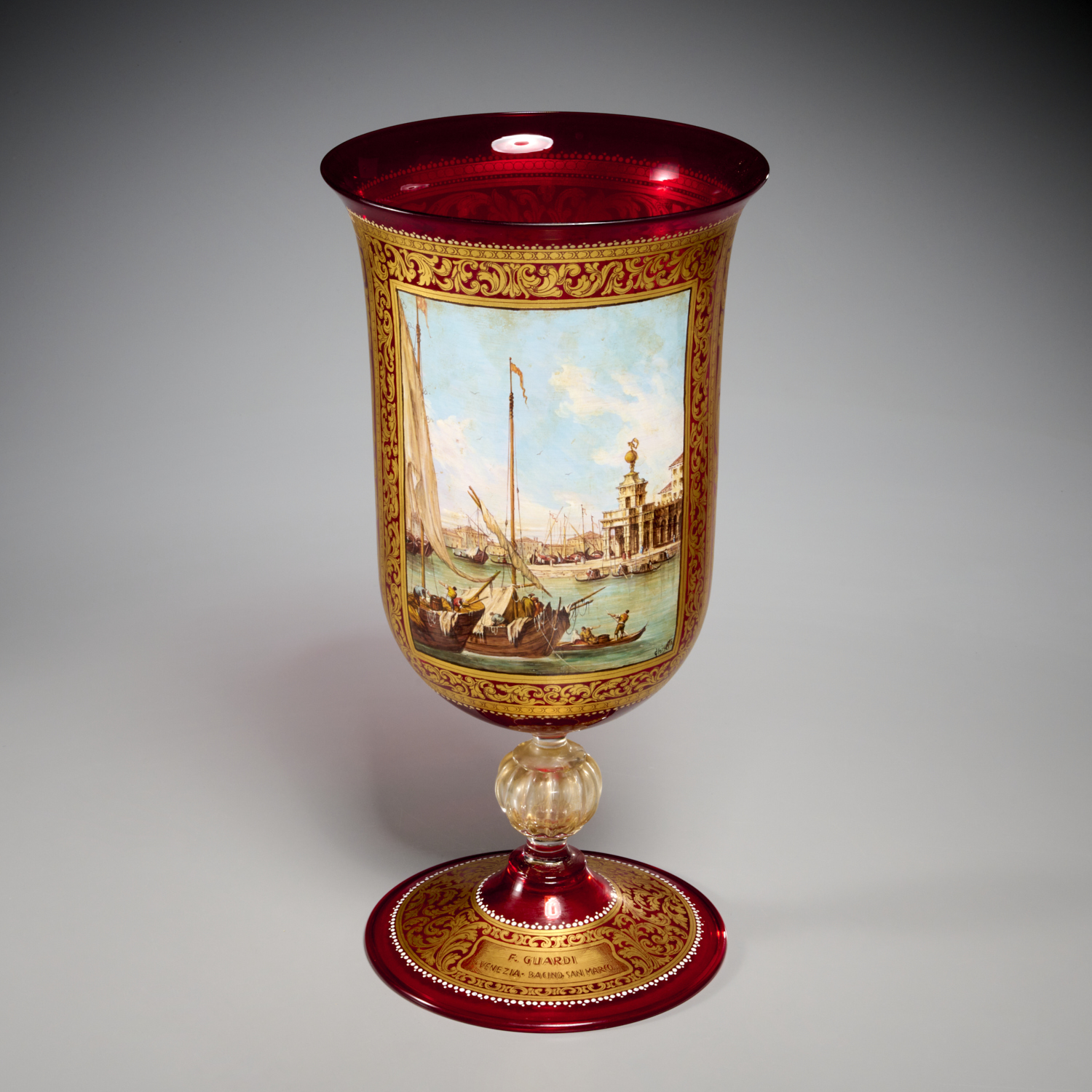 AFTER GUARDI, LARGE GHISETTI MURANO