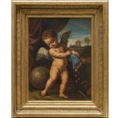 AFTER GUERCINO, OIL ON CANVAS