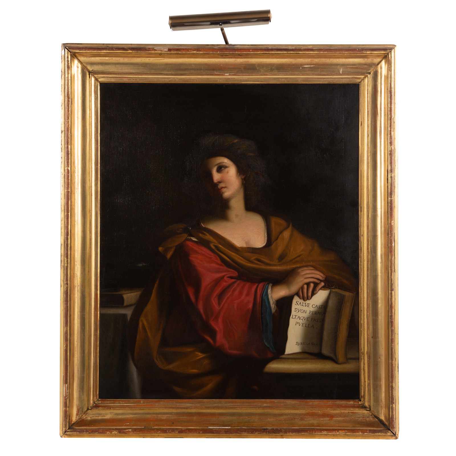 AFTER GUERCINO. "SAMIAN SYBIL," OIL