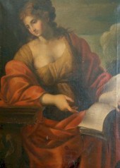 After Guercino Sibyl with an O