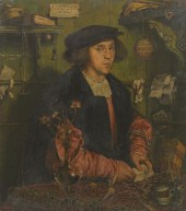 AFTER HANS HOLBEIN  38" x 33 ¼