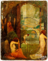 AFTER HENRI LE SIDANER, OIL ON