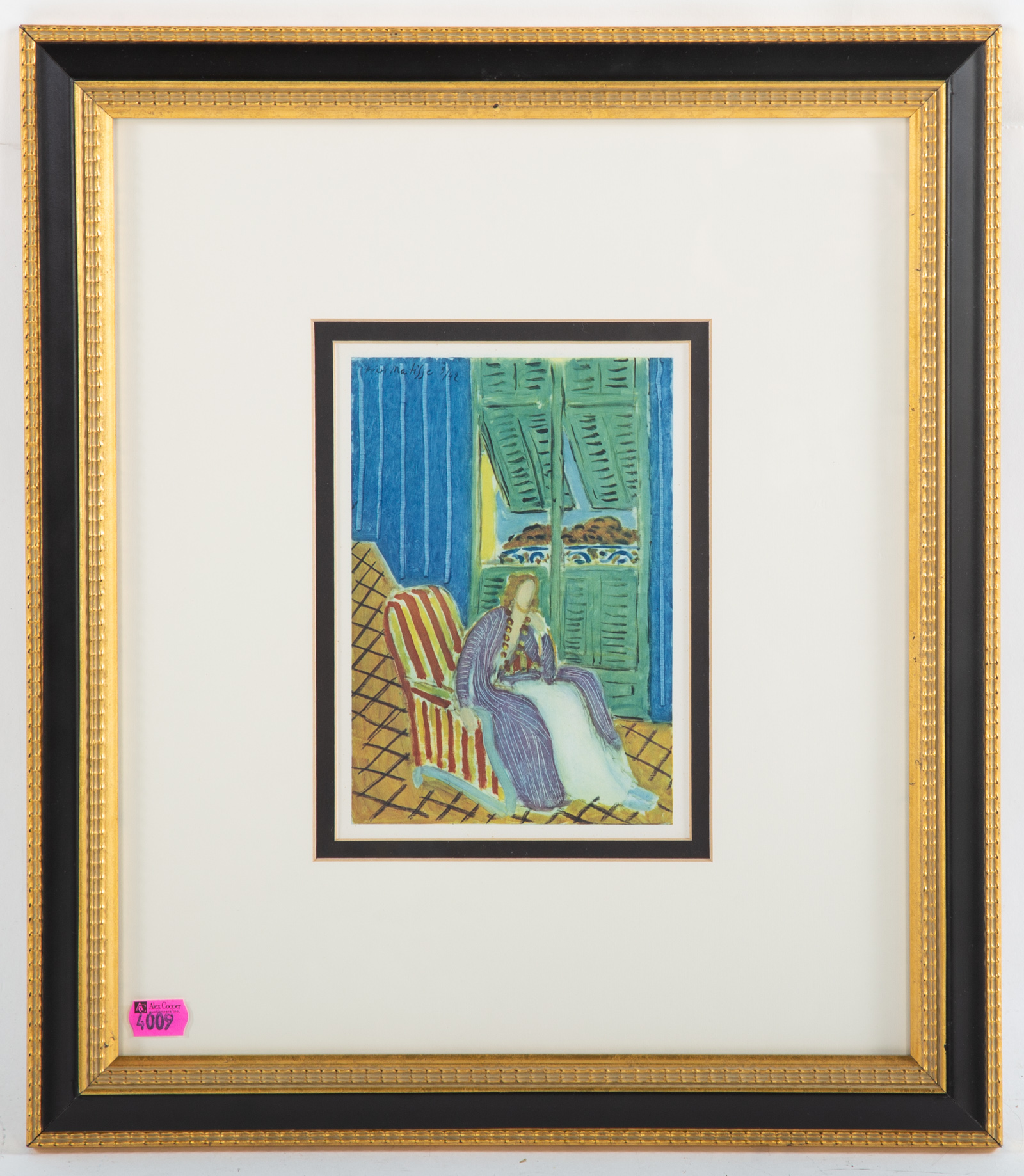 AFTER HENRI MATISSE. "LA ROBE