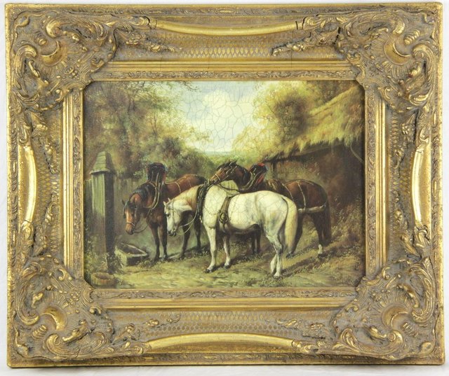 after Herring/Horses in a Stable