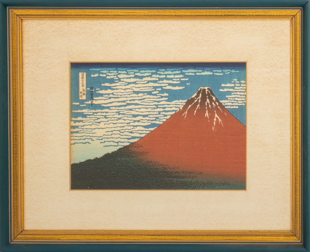 AFTER HOKUSAI KATSUHIKA RED FUJI