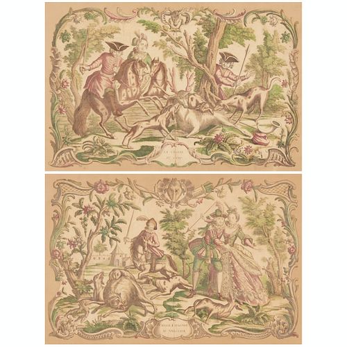 AFTER JACQUES CALLOT PAIR OF