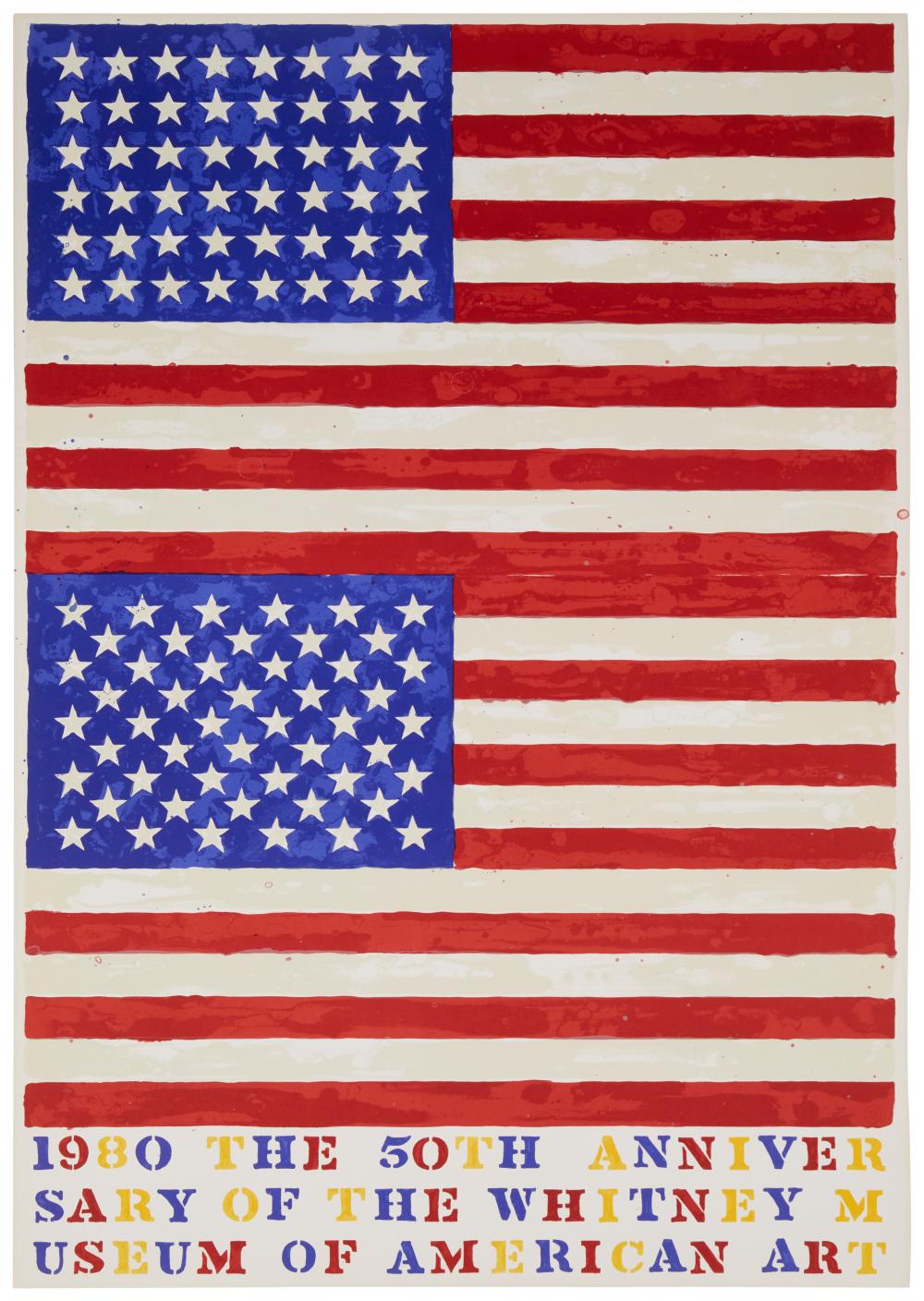 AFTER JASPER JOHNS (B. 1930), "1980