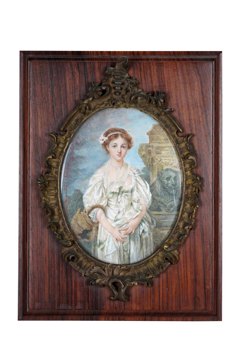 AFTER J.B. GREUZE: FRENCH PAINTED