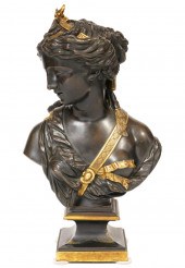 AFTER JEAN GOUJON BRONZE 'BUST