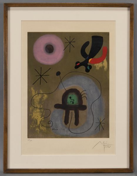 After Joan Miro ''Mauve de la
