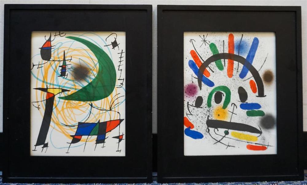 AFTER JOAN MIRO, PAIR OF UNTITLED
