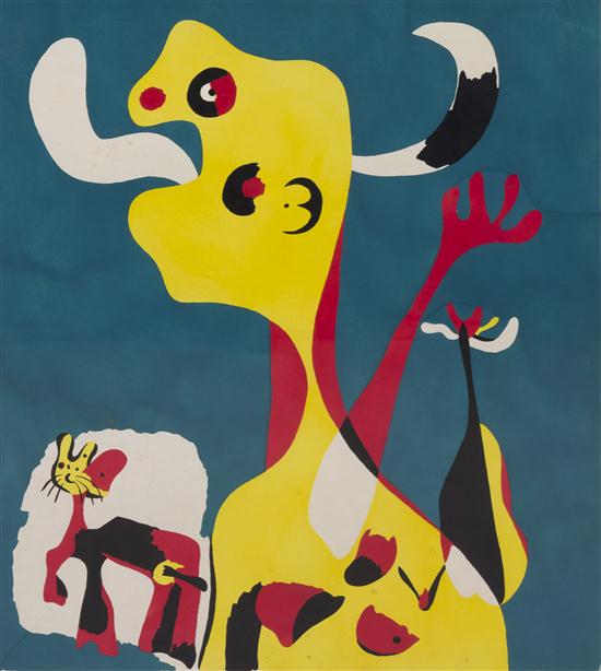 * After Joan Miro (Spanish