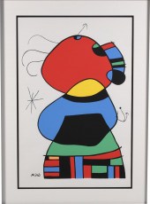 AFTER JOAN MIRO, WOMAN WITH TH