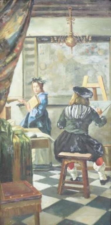 AFTER JOHANNES VERMEER THE ART OF