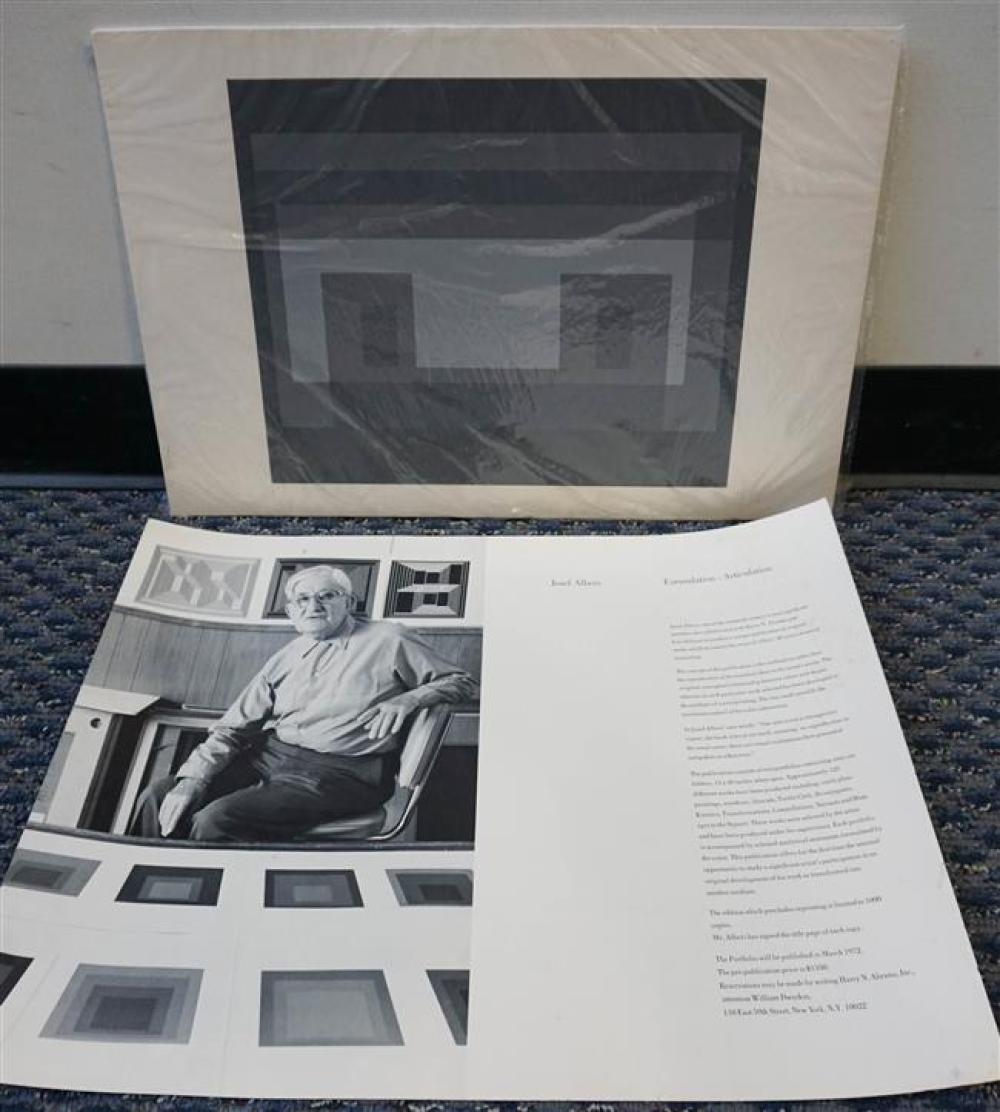 AFTER JOSEF ALBERS, SILKSCREEN FROM