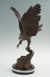 After Jules Moigniez A Bronze