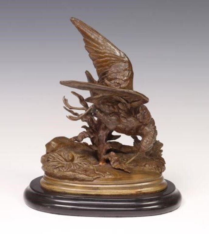 AFTER JULES MOIGNIEZ PATINATED