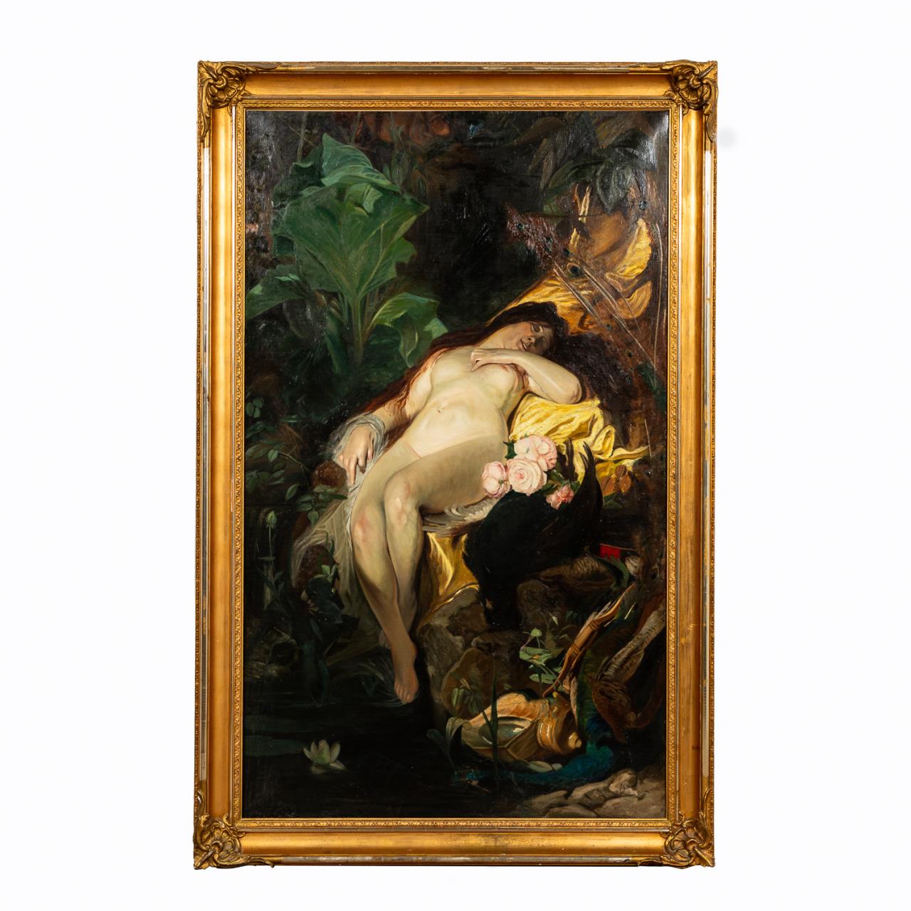 AFTER JULIUS KRONBERG, FAUN NUDE IN