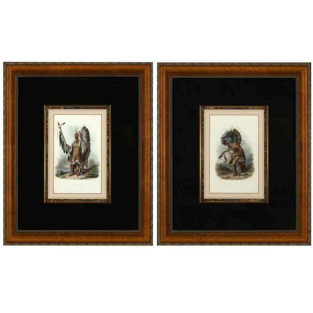AFTER KARL BODMER, PAIR OF