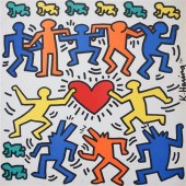 AFTER KEITH HARING, COLOR PRIN