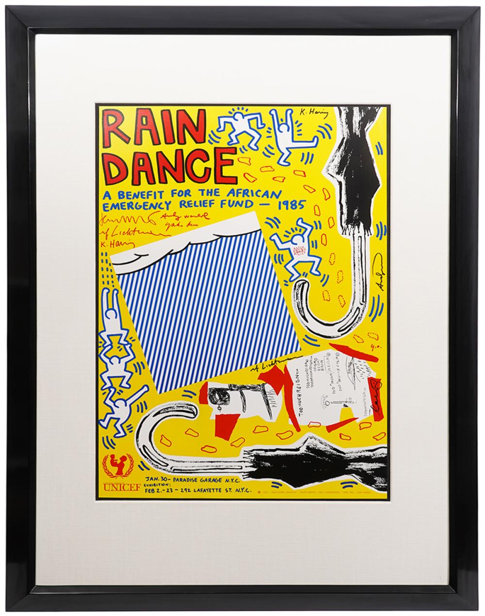 AFTER KEITH HARING 'RAIN DANCE' POP