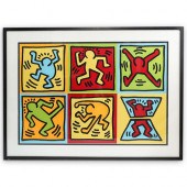AFTER KEITH HARING SERIGRAPH P