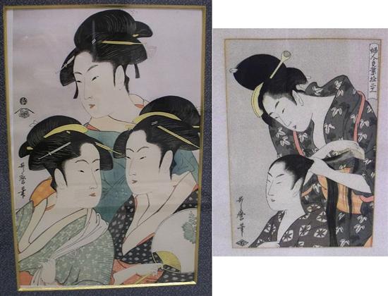 After Kitagawa Utamaro (Japanese 