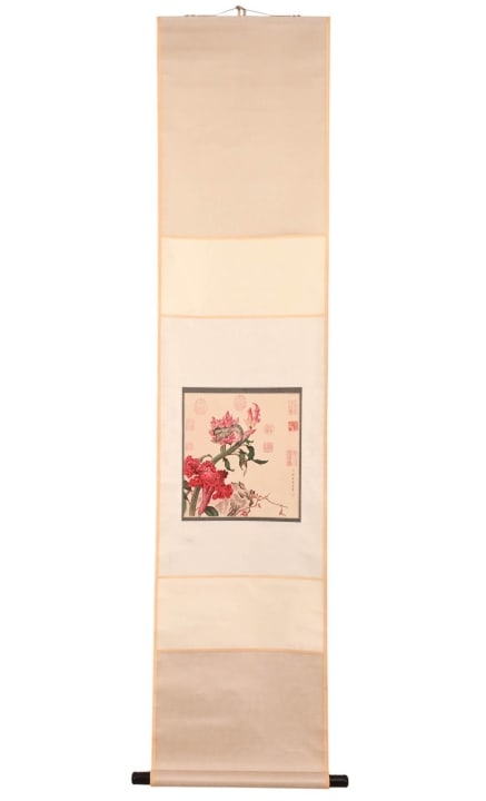 AFTER LANG SHINING CHINESE SCROLL