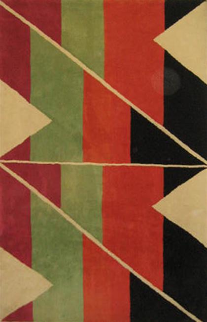 AFTER LARRY ZOX  Abstract rug  Wool