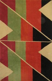 AFTER LARRY ZOX  Abstract rug