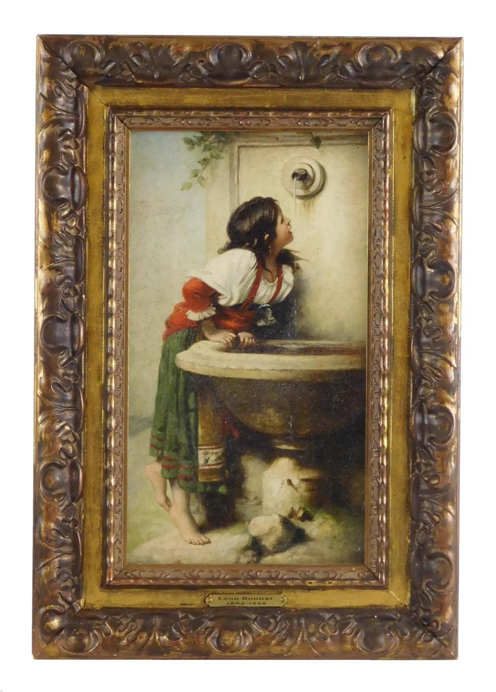 AFTER LEON BONNAT, OIL ON CANVAS,