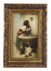 AFTER LEON BONNAT, OIL ON CANV