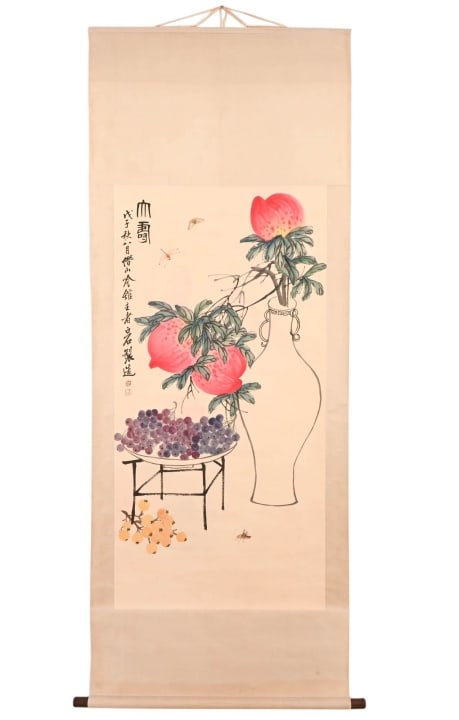 AFTER LOU SHIBAI CHINESE SCROLL