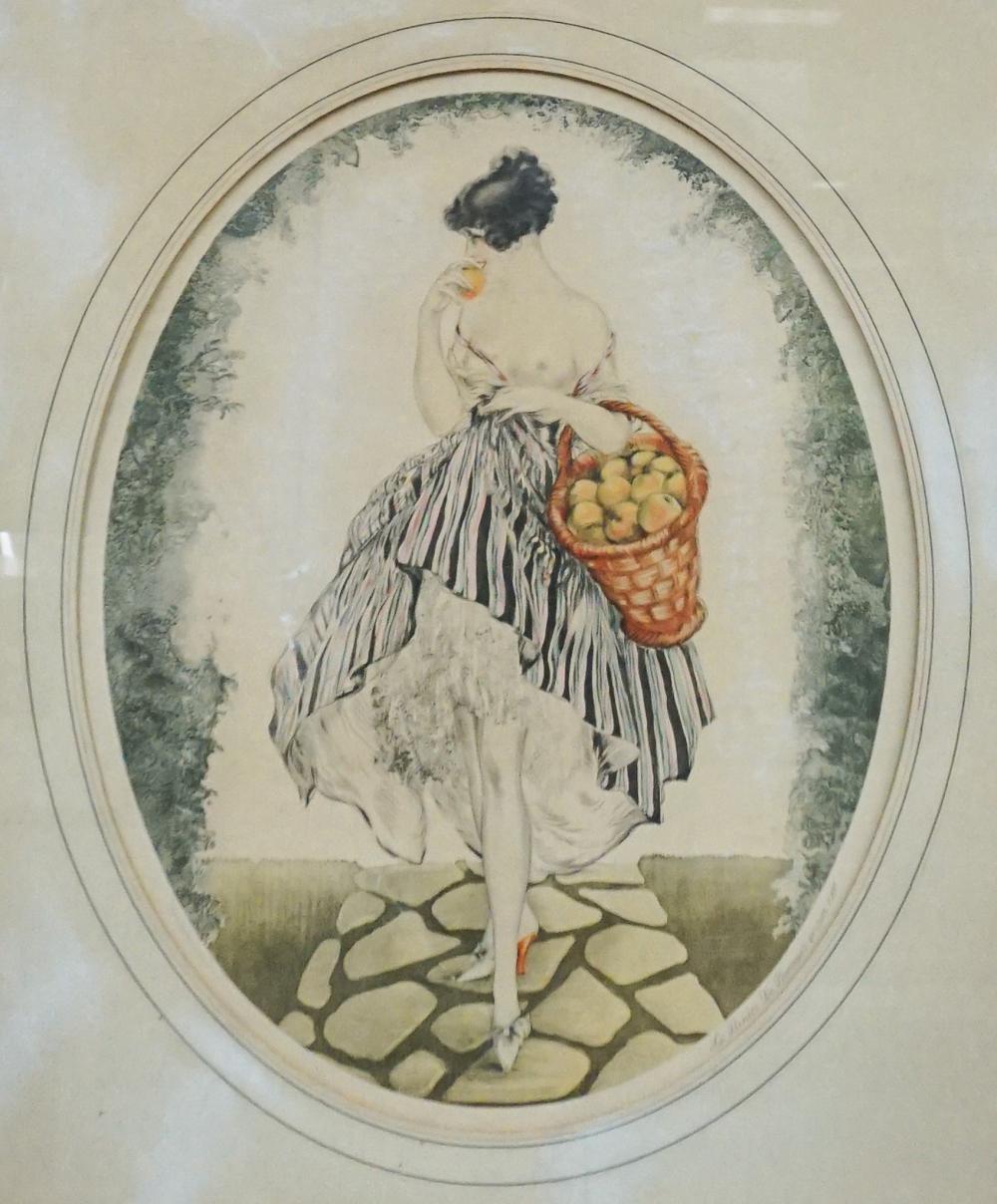 AFTER LOUIS ICART, LE PANIER DE