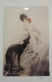 AFTER LOUIS ICART, WOMAN WITH