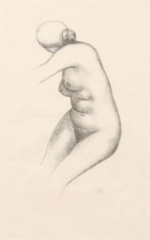 AFTER MAILLOL (D.1944) LITHOGRAPH