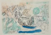 AFTER MARC CHAGALL, ABSTRACT,