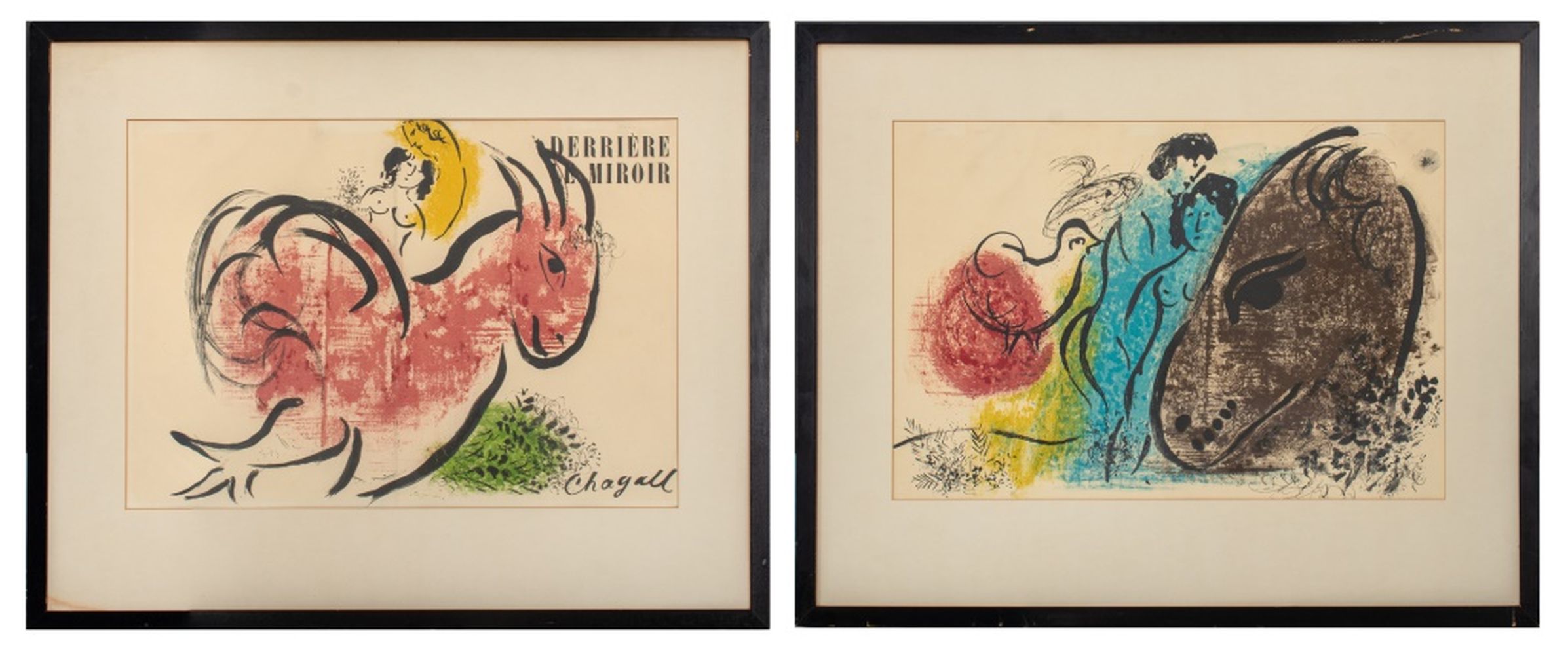AFTER MARC CHAGALL "DERRIERE LE