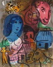 AFTER MARC CHAGALL, HOMAGE TO