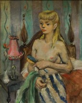 AFTER MARCEL DYF, YOUNG WOMAN