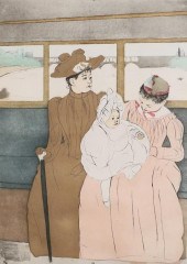AFTER MARY CASSATT ETCHING IN