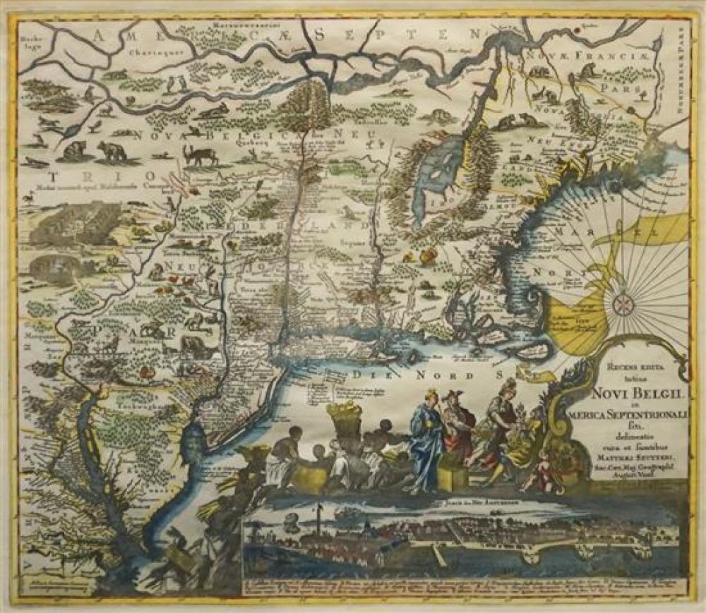 AFTER MATTHEW SEUTTER, MAP OF